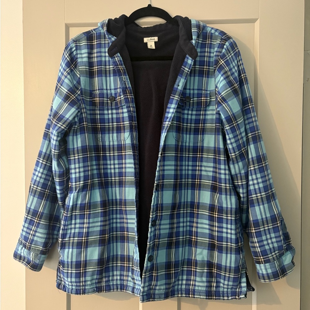 LL Bean ladies fleece lined hoodie